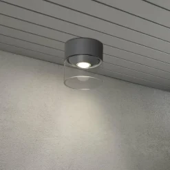 plafonnier extérieur Konstsmide Varese LED Anthracite, 1 lumière