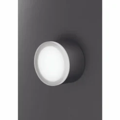 plafonnier extérieur LCD Grasbrunn LED Noir, 1 lumière