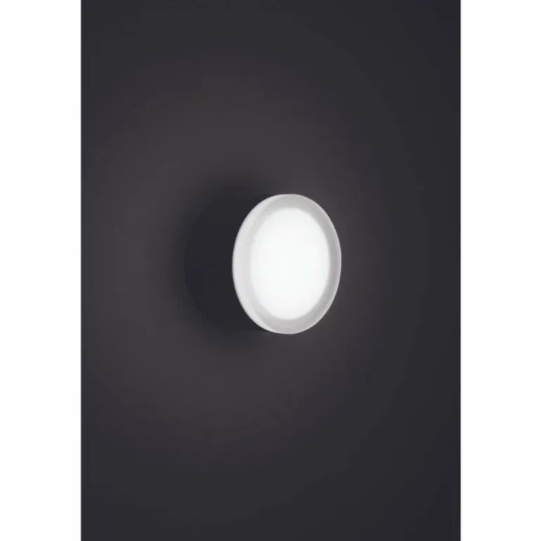 plafonnier extérieur LCD Grasbrunn LED Noir, 1 lumière