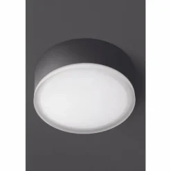 plafonnier extérieur LCD Grasbrunn LED Noir, 1 lumière