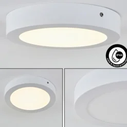 plafonnier extérieur Leto LED Blanc, 1 lumière