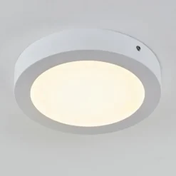 plafonnier extérieur Leto LED Blanc, 1 lumière