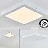 plafonnier extérieur Leto LED Blanc, 1 lumière