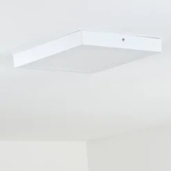 plafonnier extérieur Leto LED Blanc, 1 lumière
