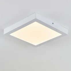 plafonnier extérieur Leto LED Blanc, 1 lumière