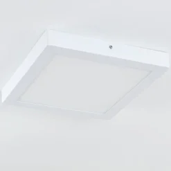 plafonnier extérieur Leto LED Blanc, 1 lumière