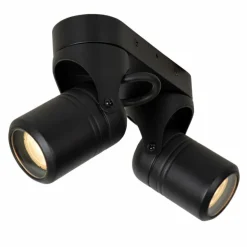 plafonnier extérieur Lucide NIORT Noir, 2 lumières