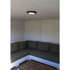 plafonnier extérieur Lutec Kayah LED Anthracite, 1 lumière