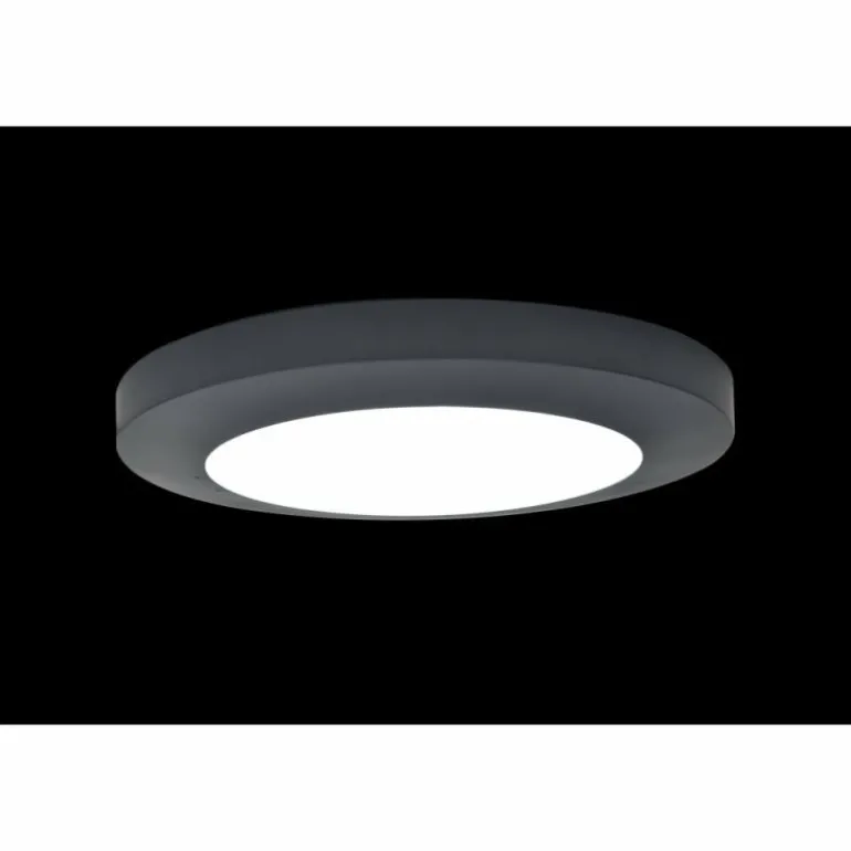 plafonnier extérieur Lutec Kayah LED Anthracite, 1 lumière