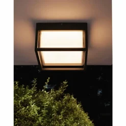 plafonnier extérieur Mantra CHAMONIX LED Gris, 1 lumière
