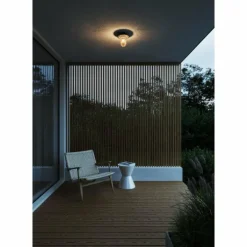 plafonnier extérieur Nordlux JANUKA Noir, 1 lumière