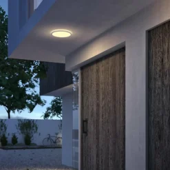 plafonnier extérieur Philips Superslim LED Blanc, 1 lumière