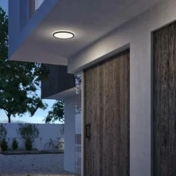 plafonnier extérieur Philips Superslim LED Noir, Blanc, 1 lumière