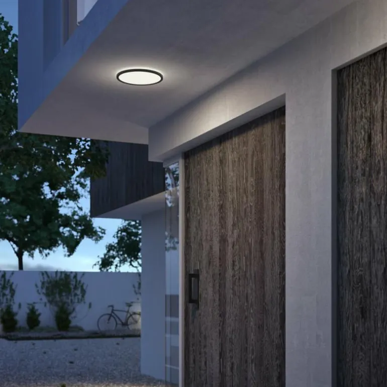 plafonnier extérieur Philips Superslim LED Noir, Blanc, 1 lumière