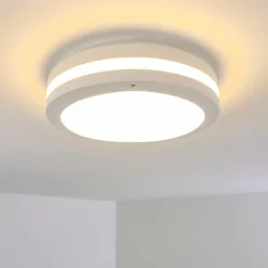 plafonnier extérieur Wollongong LED Blanc, 1 lumière