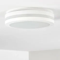 plafonnier extérieur Wollongong LED Blanc, 1 lumière