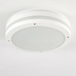 plafonnier extérieur Wollongong LED Blanc, 1 lumière