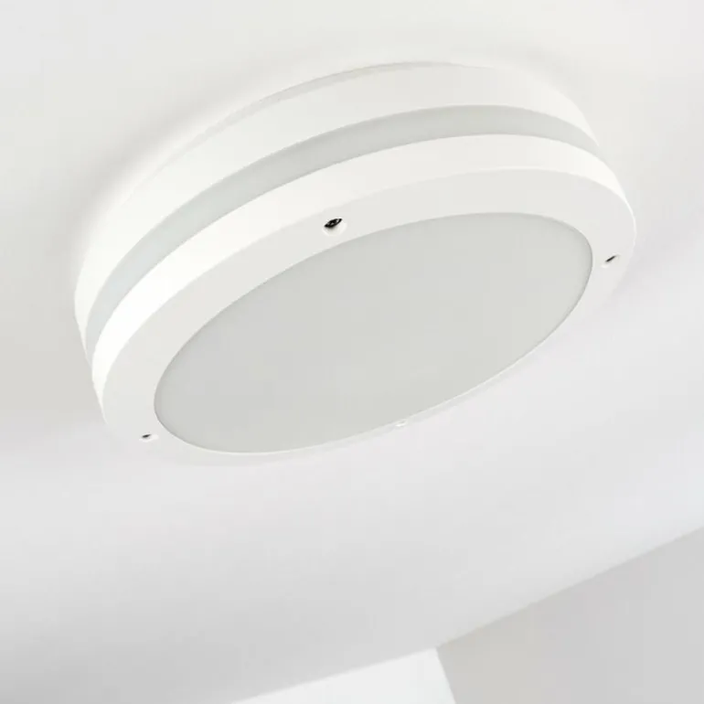 plafonnier extérieur Wollongong LED Blanc, 1 lumière
