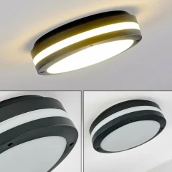 plafonnier extérieur Wollongong LED Anthracite, 1 lumière