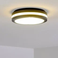 plafonnier extérieur Wollongong LED Anthracite, 1 lumière