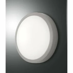 Plafonnier Fabas Luce Axel Gris, 1 lumière