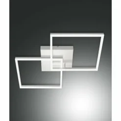 Plafonnier Fabas Luce Bard LED Blanc, 1 lumière