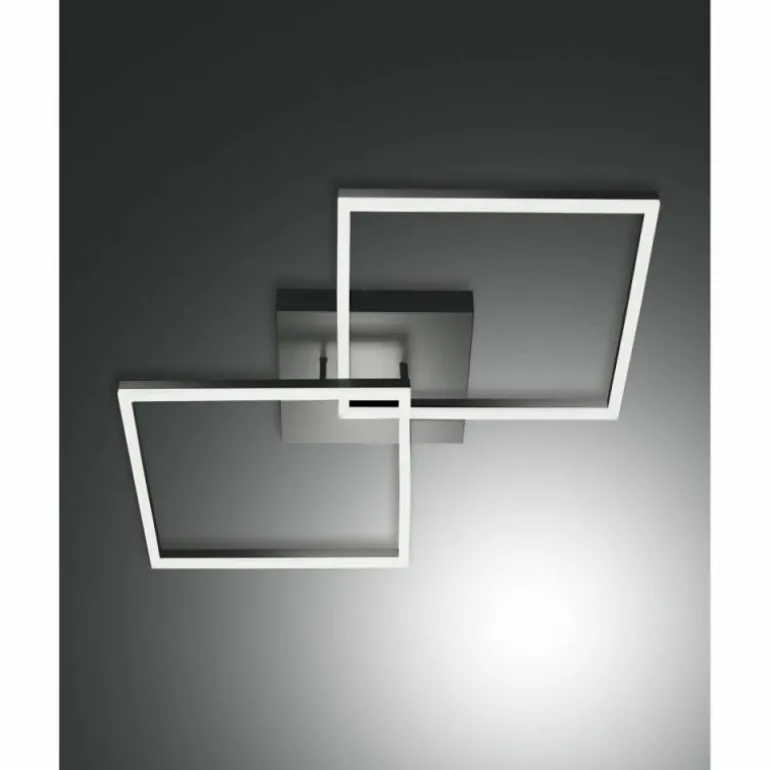 Plafonnier Fabas Luce Bard LED Anthracite, 1 lumière