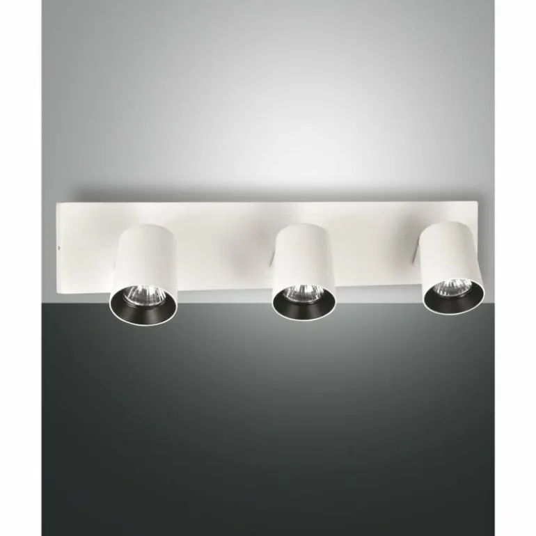 Plafonnier Fabas Luce Modo Blanc, 3 lumières
