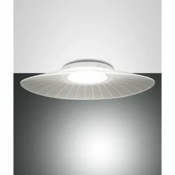 Plafonnier Fabas Luce Vela LED Blanc, 1 lumière