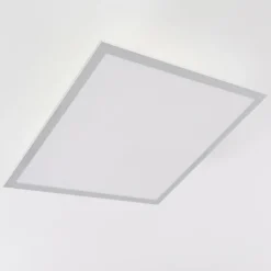 Plafonnier Farc LED Argenté, 1 lumière, Télécommandes