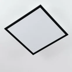 Plafonnier Farc LED Noir, Blanc, 1 lumière, Télécommandes