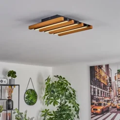 Plafonnier Favorina LED Écru, Noir, 1 lumière