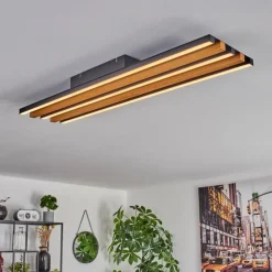 Plafonnier Favorina LED Écru, Noir, 1 lumière