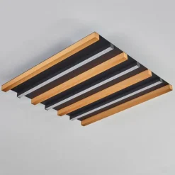 Plafonnier Favorina LED Écru, Noir, 1 lumière, Télécommandes