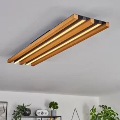 Plafonnier Favorina LED Écru, Noir, 1 lumière