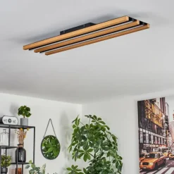 Plafonnier Favorina LED Écru, Noir, 1 lumière