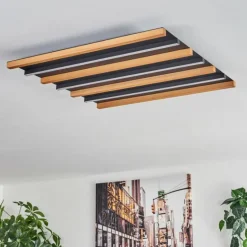 Plafonnier Favorina LED Écru, Noir, 1 lumière