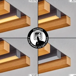 Plafonnier Favorina LED Écru, Noir, 1 lumière