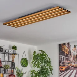 Plafonnier Favorina LED Écru, Noir, 1 lumière