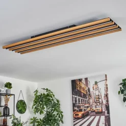 Plafonnier Favorina LED Écru, Noir, 1 lumière