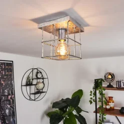 Plafonnier Fevaag Argenté, 1 lumière