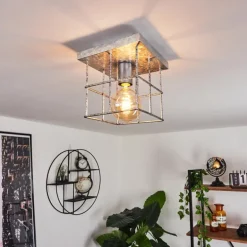 Plafonnier Fevaag Argenté, 1 lumière