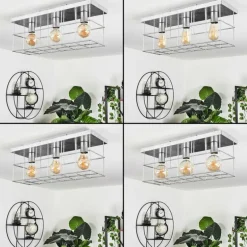 Plafonnier Fevaag Chrome, Argenté, 3 lumières