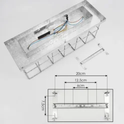 Plafonnier Fevaag Chrome, Argenté, 3 lumières