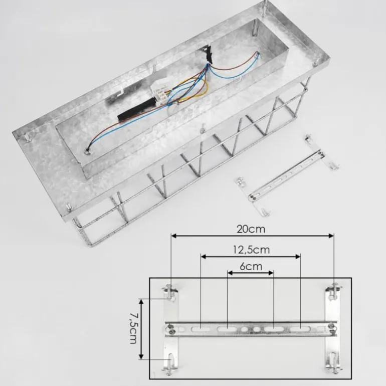 Plafonnier Fevaag Chrome, Argenté, 3 lumières