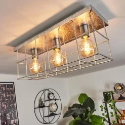 Plafonnier Fevaag Chrome, Argenté, 3 lumières