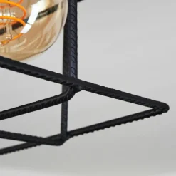 Plafonnier Fevaag Écru, Noir, 4 lumières