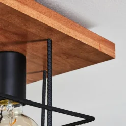 Plafonnier Fevaag Écru, Noir, 4 lumières