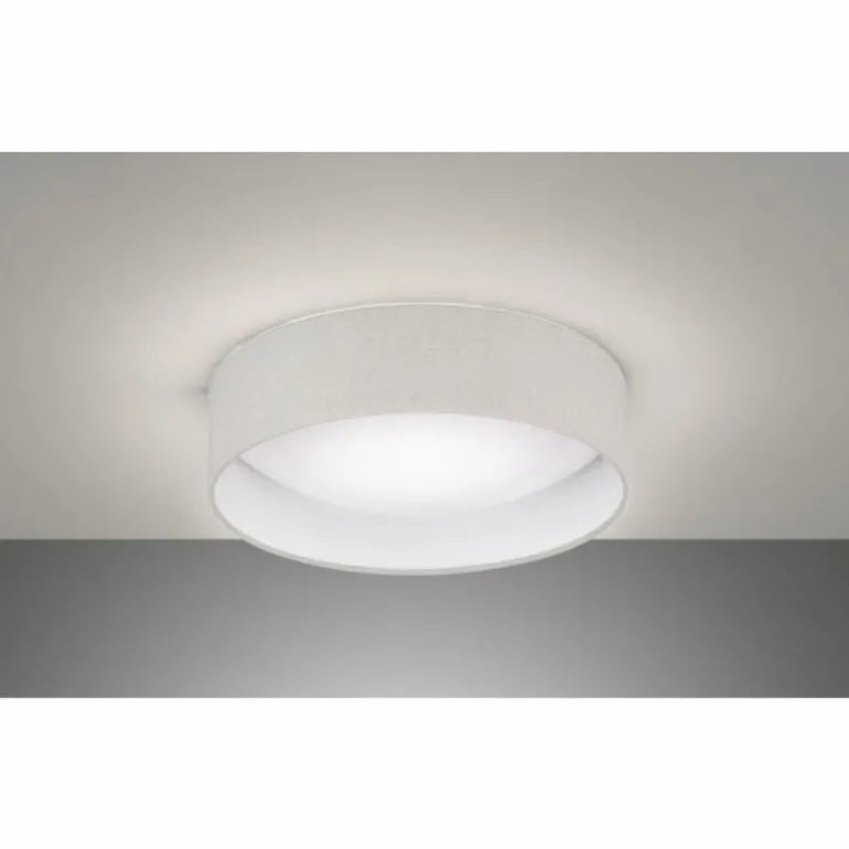Plafonnier FHL easy Linus LED Gris, 1 lumière