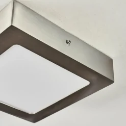 Plafonnier Finsrud LED Nickel mat, 1 lumière
